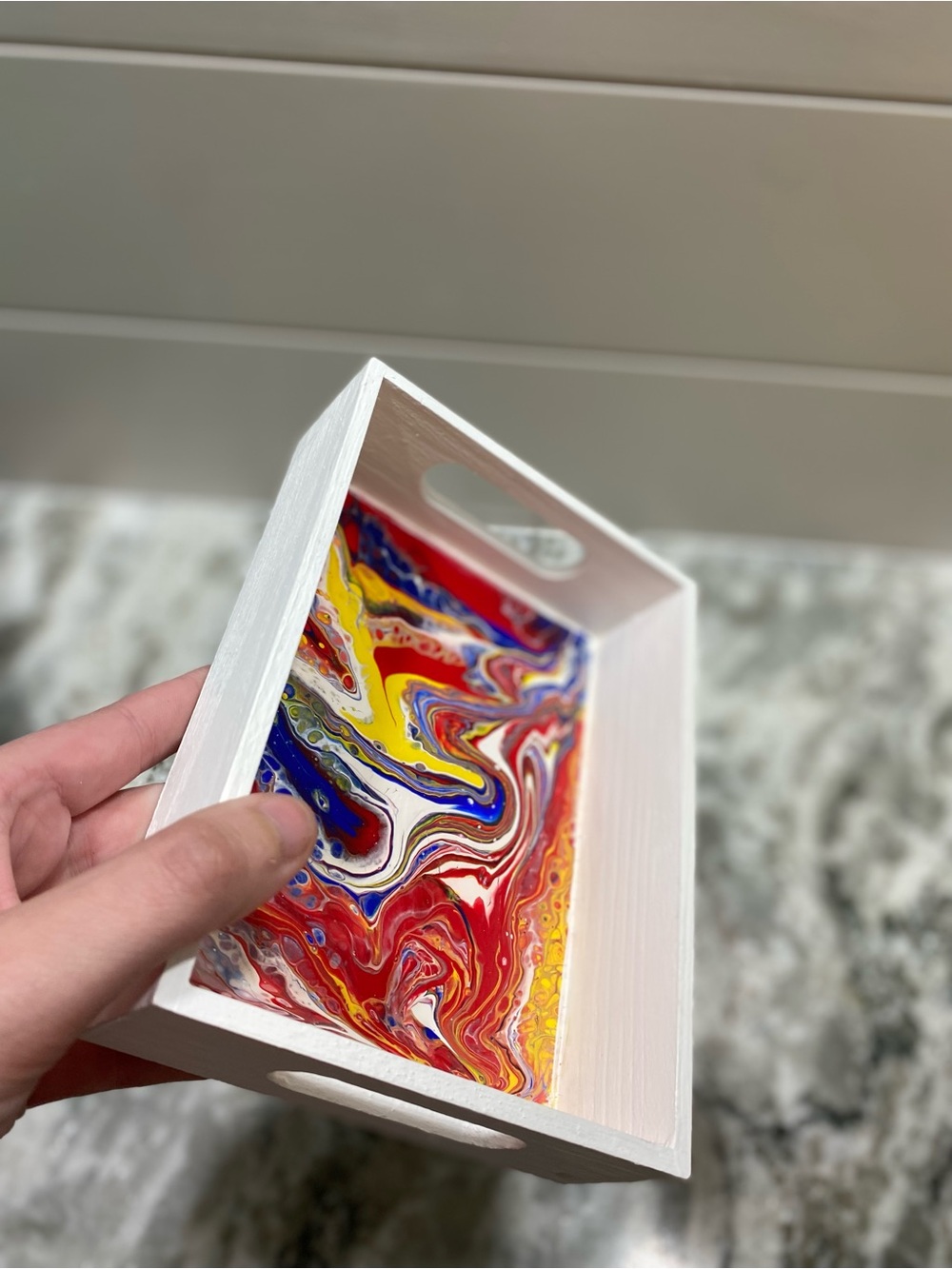 Colorful Abstract Tray - Picture 7 of 8